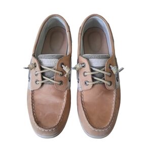 Sperry Women's Songfish Boat Shoes Linen/Oat Size 9M